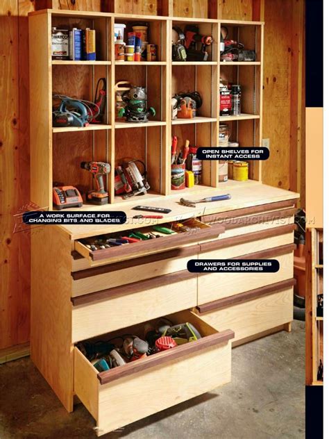 woodworking tool storage cabinet plans